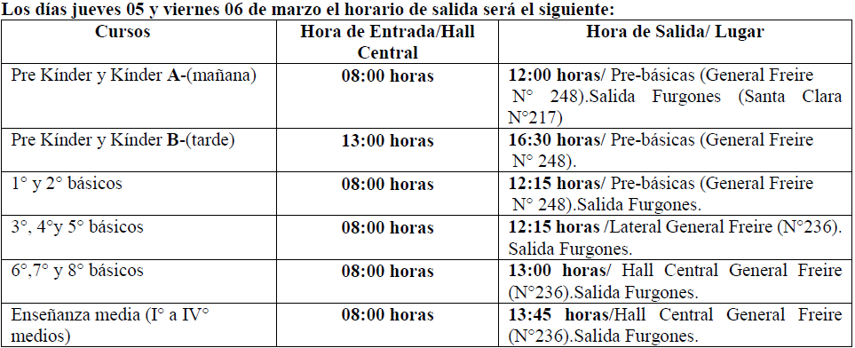 jueves viernes marzo 2026